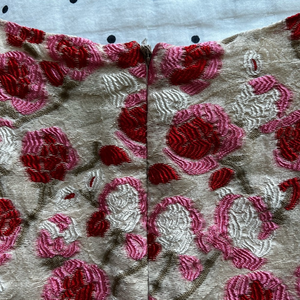 Prabal Gurung Embroidered Floral Dress - Size 10 - Picture 9 of 12